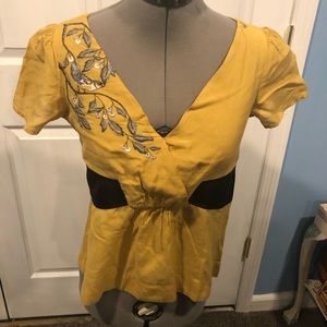 COPY - Anthropology Embroidered blouse